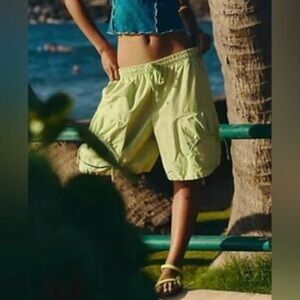 FP Movement In A Cinch Shorts in Sour Citrus